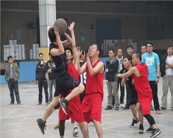 西安博陽電氣職工籃球賽